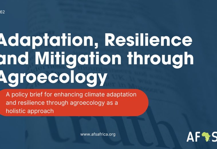 AFSA: Adaptation, résilience et atténuation grâce à l’agroécologie (en Afrique) 