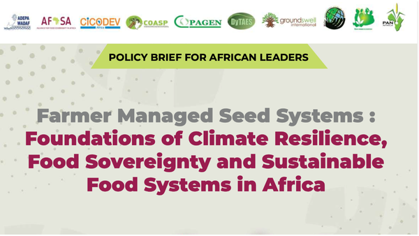 AFSA: Farmers’ Seed Systems