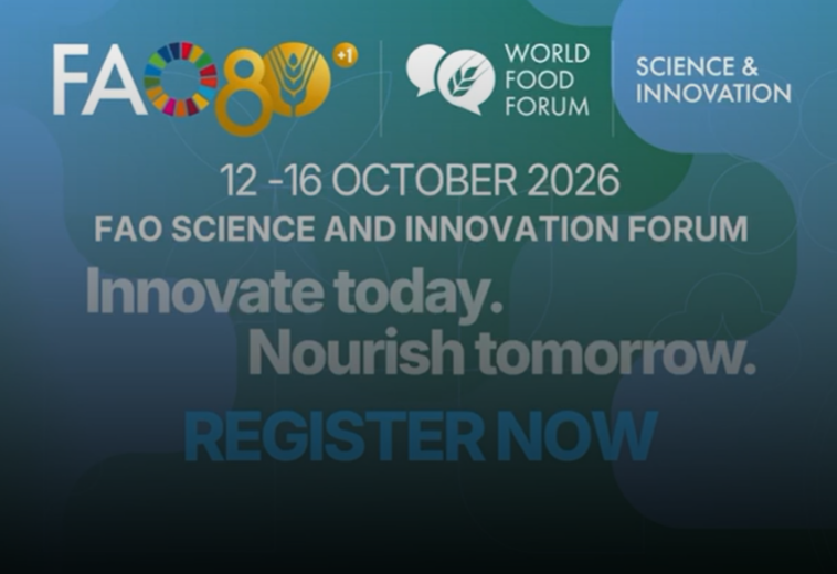 12 – 16 octobre 2026, FAO Science and Innovation Forum 2026